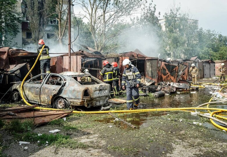 Наслідки обстрілу Полтавщини