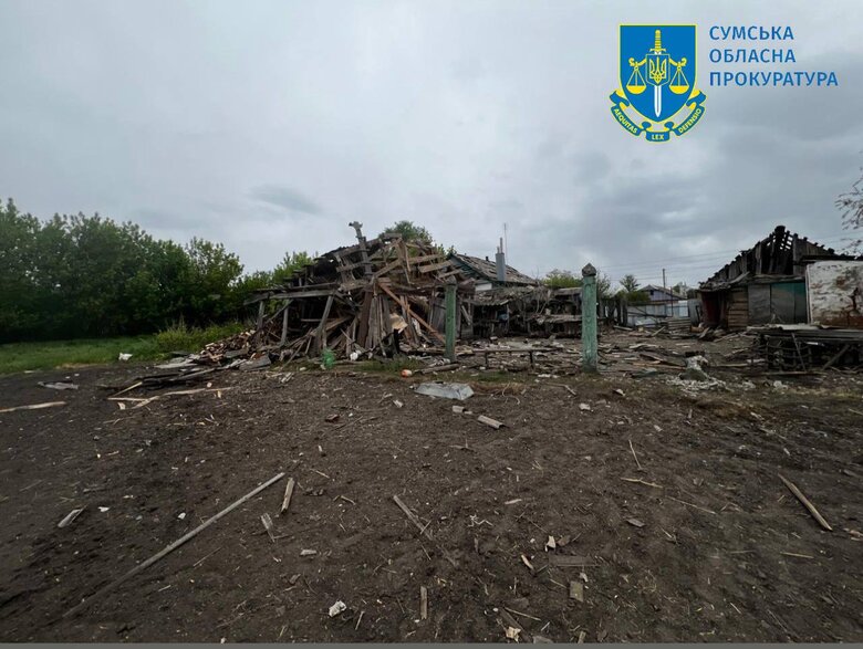 Shelling of the village of Richky in Sumy region on 8 May