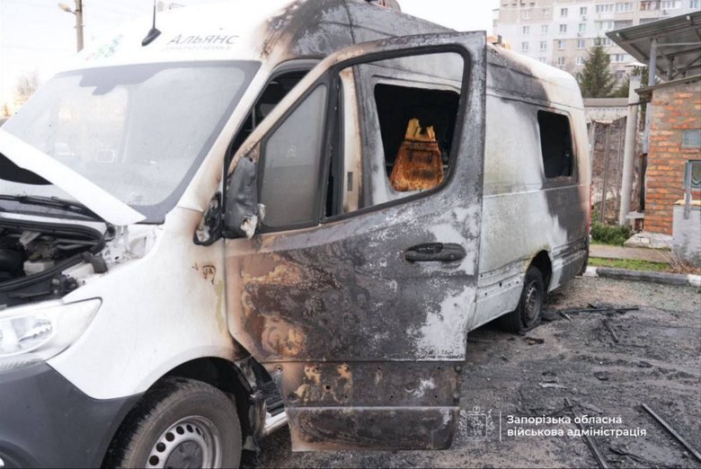 обстріл запоріжжя 14 грудня