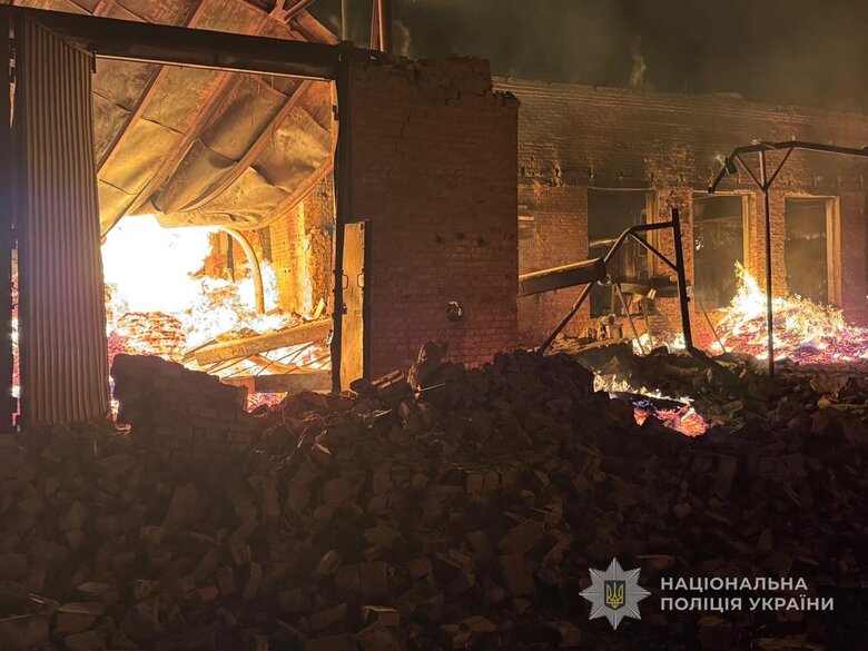 Massive attack on Okhtyrka on 20 August