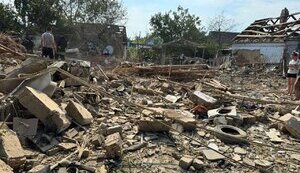 Наслідки обстрілу Білозерки (фото ілюстративне)