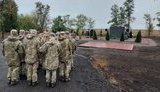 Памятная акция на месте катастрофы самолета Ан-26 прошла под Чугуевом. ФОТО