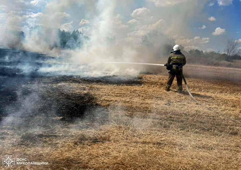 fires in the Mykolaiv region