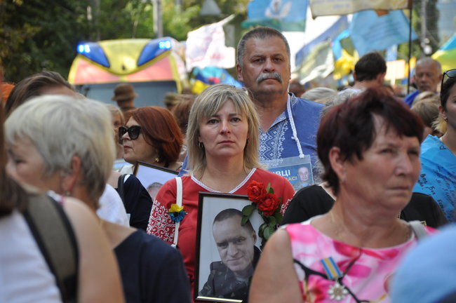 Марш захисників України відбувся в центрі Києва 27
