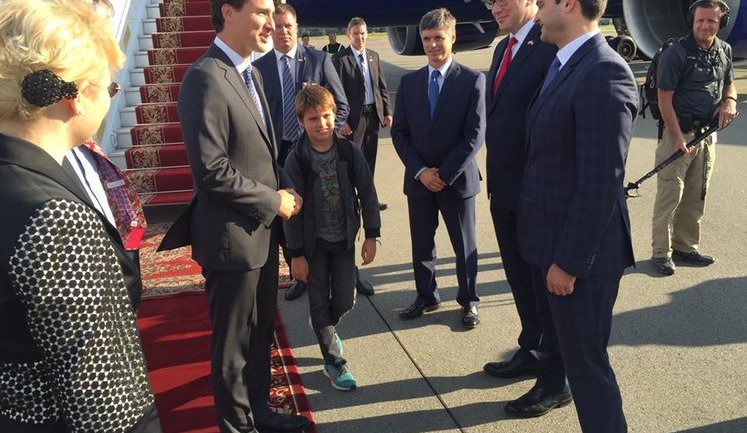 Canadian PM Trudeau arrived in Ukraine. PHOTOS