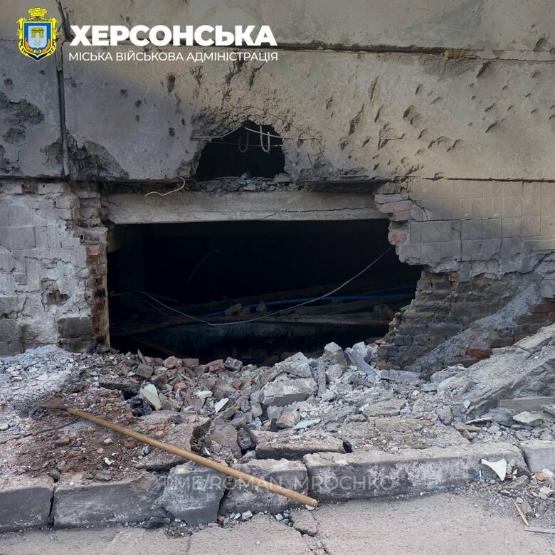 Последствия вражеских обстрелов Степановки на Херсонщине 03
