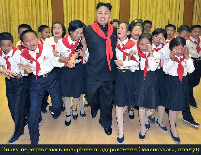 Ось така х#ня, малята.... Новогодний спич Президента в ФОТОжабах 05