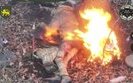 окупант горить заживо