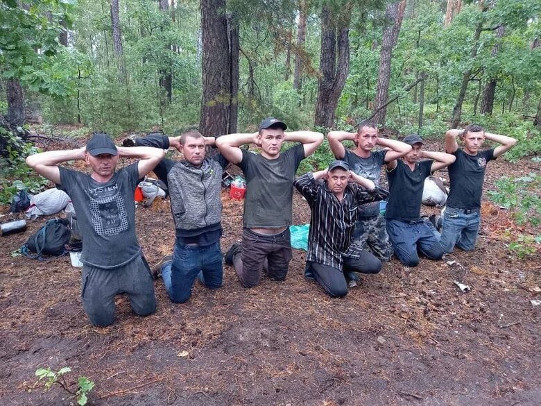 Group of men was detained in forest in Kyiv region: They suspect that it is SRG 01