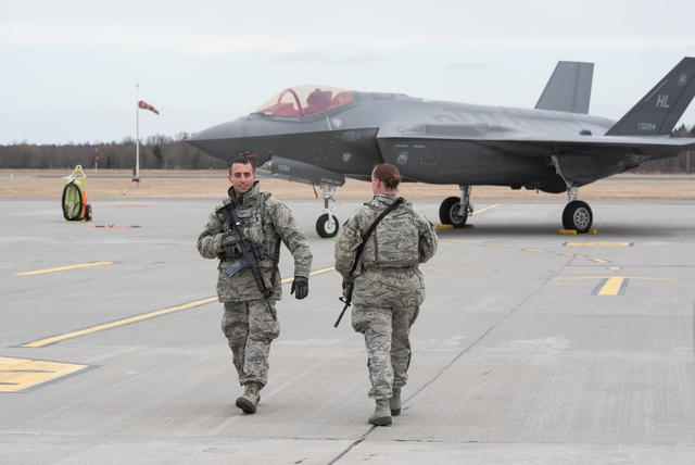 Americas newest F-35 stealth fighters arrive in Estonia 09 Americas newest F-35 stealth fighters arrive in Estonia 09