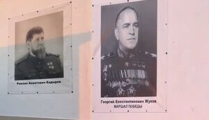 Портрет Кадирова повісили на набережній окупованого Севастополя разом із зображеннями радянських героїв часів Другої світової війни. ВIДЕО