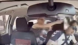 In Poland, woman, with child on her lap, struck Ukrainian taxi driver and called him "Ukrainian scumbag". VIDEO
