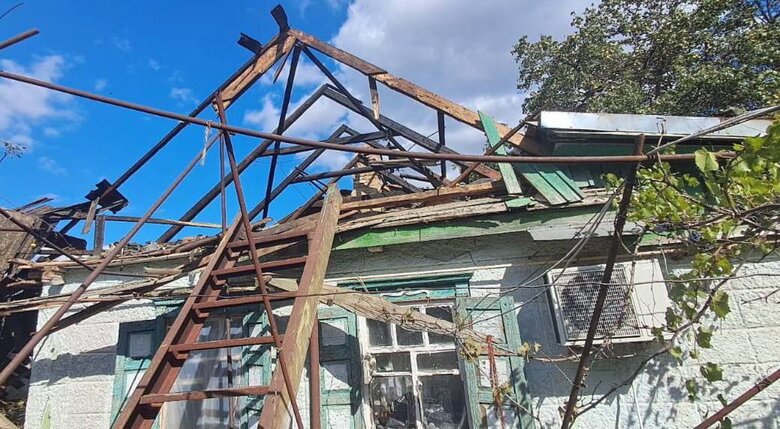 Consequences of shelling in the Nikopol region