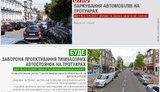 Тимчасові автостоянки на тротуарах заборонять в Україні, - Парцхаладзе. ІНФОГРАФІКА