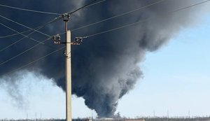 Fuel and lubricants depots are ablaze near Rostov, Russia. VIDEO+PHOTOS