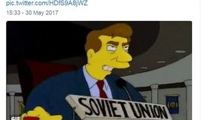 GIF-дипломатія: Україна потролила Кремль "Сімпсонами" через Анну Ярославну, - CNN. ФОТО