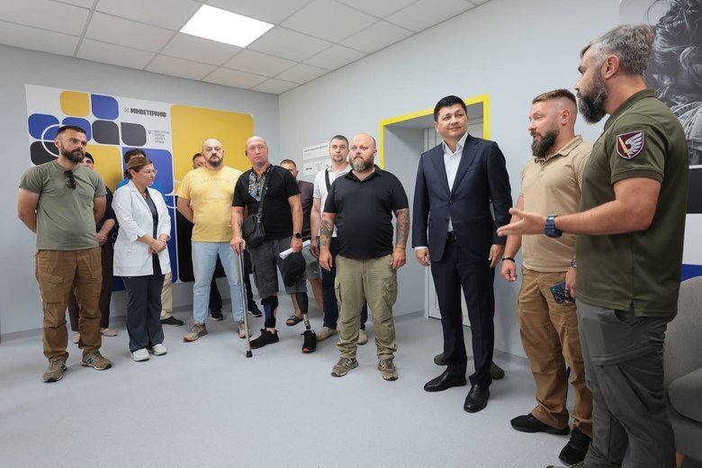 простір для ветеранів у релокованій лікарні
