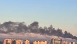 РФ атакувала Київ дронами: у Святошинському районі горять склади, є постраждалий (оновлено)
