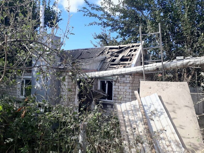 В течение дня армия РФ накрывала огнем из тяжелой артиллерии Никополь, по Марганецкой громаде ударила из Града 01