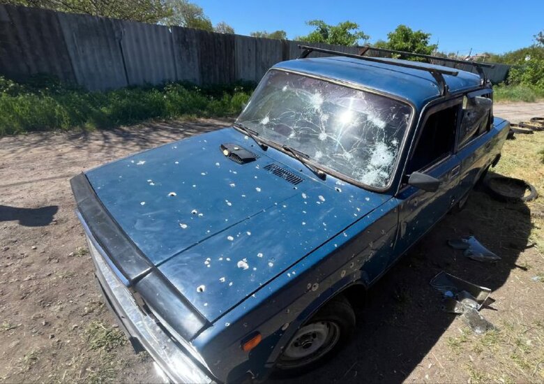Nikopol region, shelling