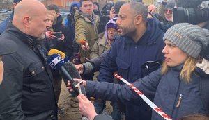 Ukraine is crime scene - prosecutor of International Criminal Court Khan in Bucha. PHOTO