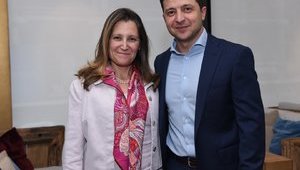 Демократична Україна з успішною економікою - це приклад для всіх країн пострадянського регіону, - Фріланд на зустрічі із Зеленським. ФОТО