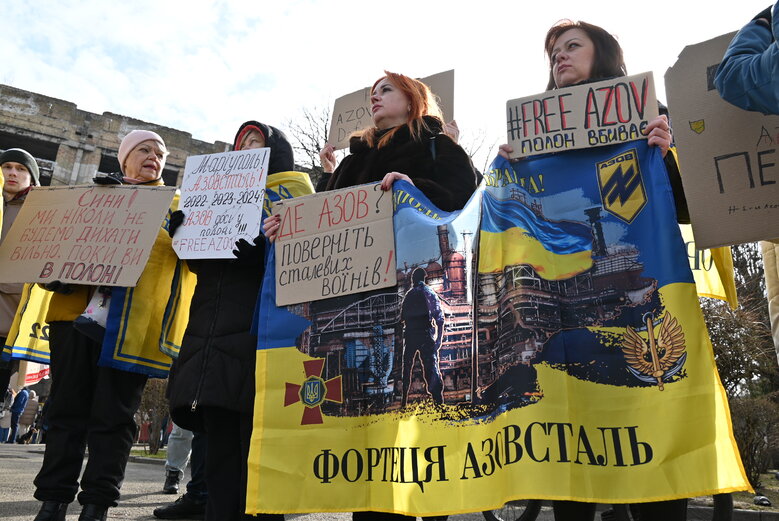 Акція на підтримку полонених захисників Азовсталі