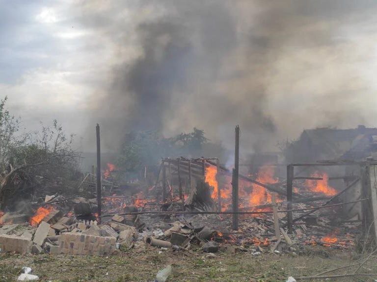 Пожежа на Донеччині 29 травня