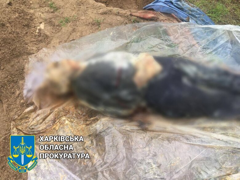 В Харьковской области эксгумировали очередную жертву российских военных 02