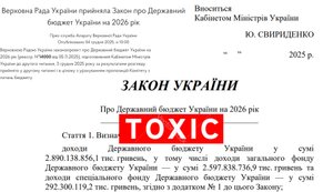 Государственный бюджет Украины 2026: квинтэссенция безответственности.