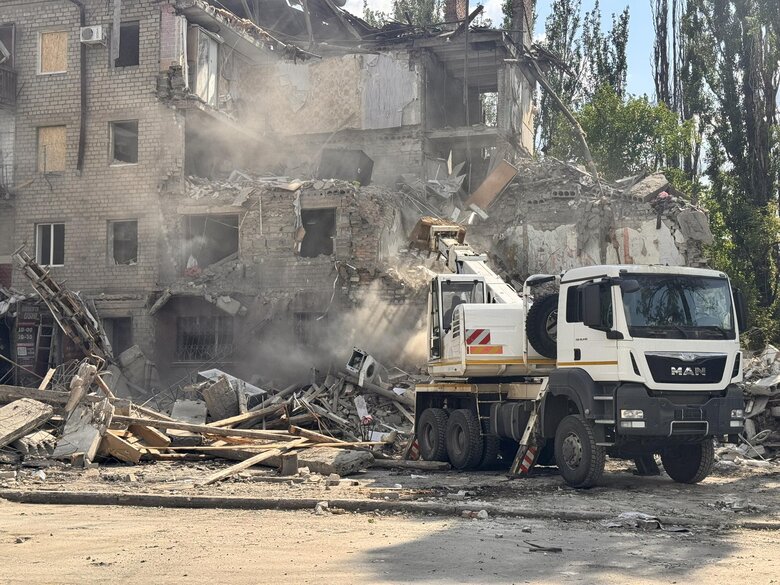 Краматорськ після обстрілу
