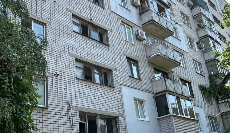 Consequences of Russian attack on Samar: man was injured, school and high-rise buildings were damaged. PHOTOS