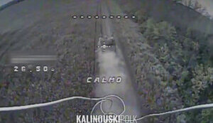 FPV drones of Kalinoŭski’s regiment destroy armored vehicles and occupiers in Kharkiv direction. VIDEO