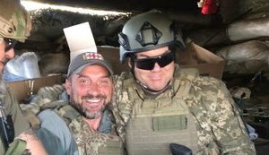 JFO commander Naiev unexpectedly checks on advanced position of Georgian volunteer soldiers. VIDEO&PHOTOS