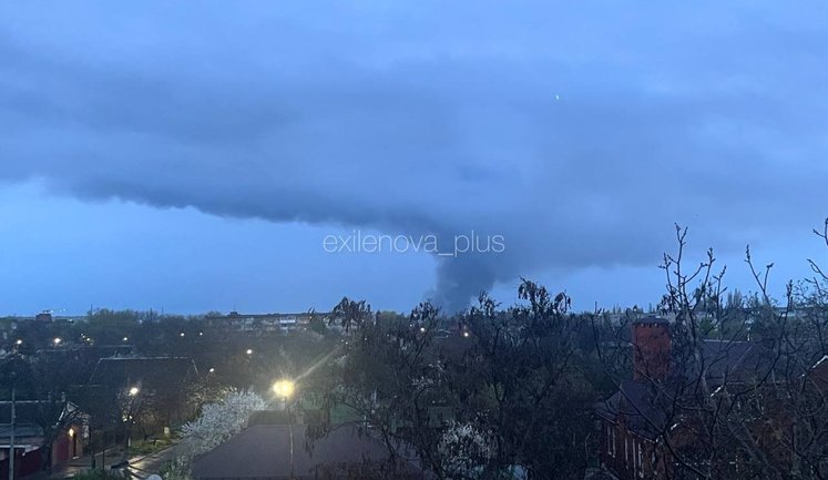 Пожежа на нафтоперекачувальній станції "Горький" у Нижньогородській області РФ після ударів дронів. СУПУТНИКОВЕ ФОТО