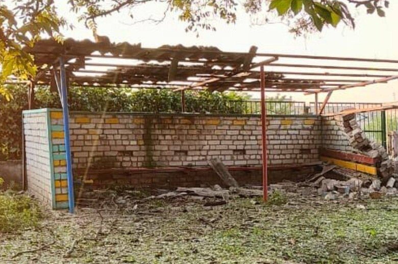 Shelling of the Nikopol district on 2 June
