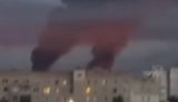 Russian strike on Kyiv: Fire in the Obolon district of the capital