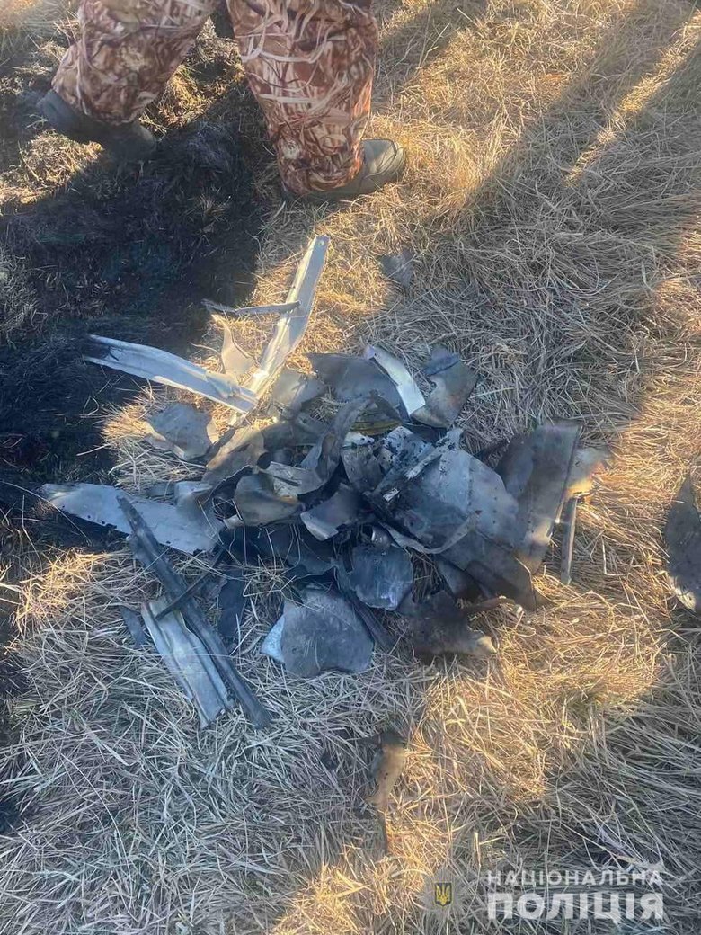 В небе над Черкасщиной сбили вражескую ракету, - Нацполиция 01