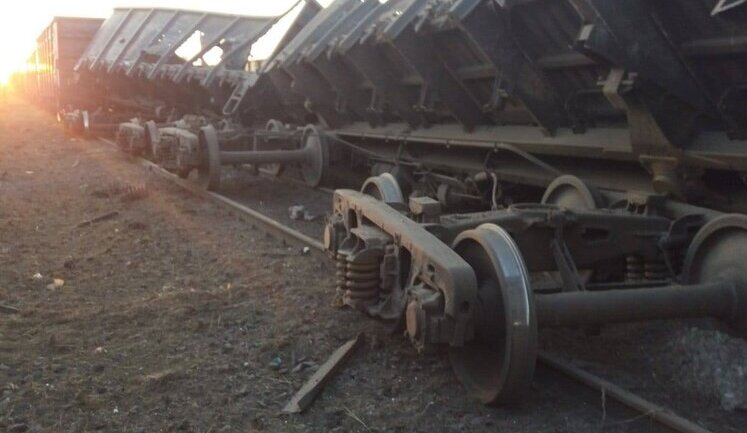 Russia attacked railway in Kyiv and region. PHOTOS