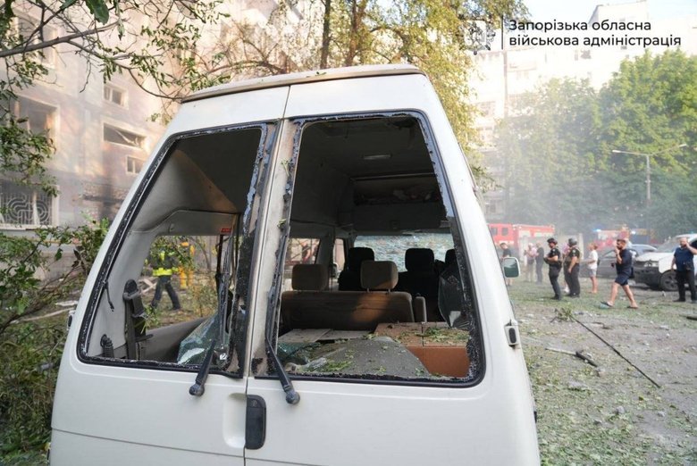 Удари РФ по Запоріжжю