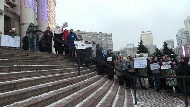 Страждання - це НЕ смішно! У Києві протестували проти використання тварин у цирку 18