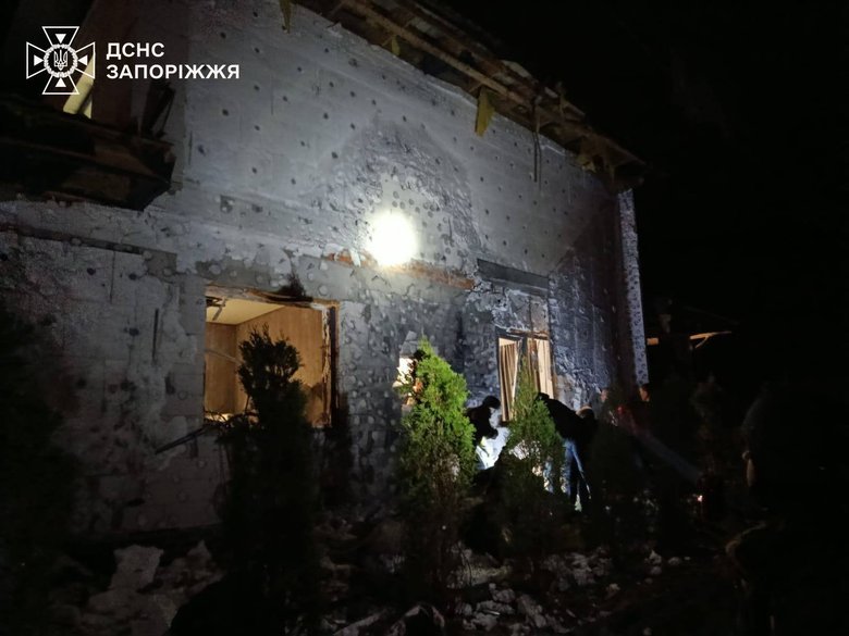 Запорожье под обстрелом