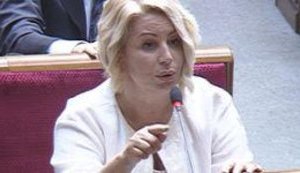 Герман в Раде попыталась устроить провокацию для российских СМИ. Ее чуть не выгнали. ВИДЕО