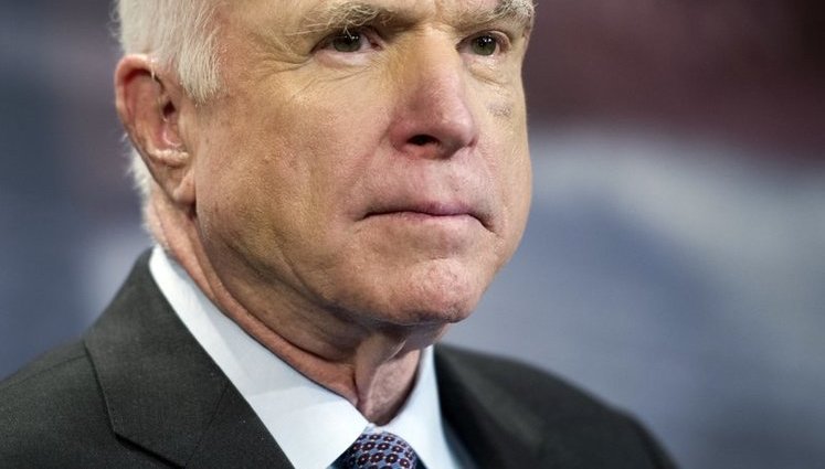 Senator McCain says his brain cancer prognosis "very poor"