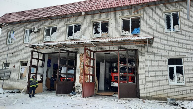 Наслідки ворожих ударів по пожежних частинах