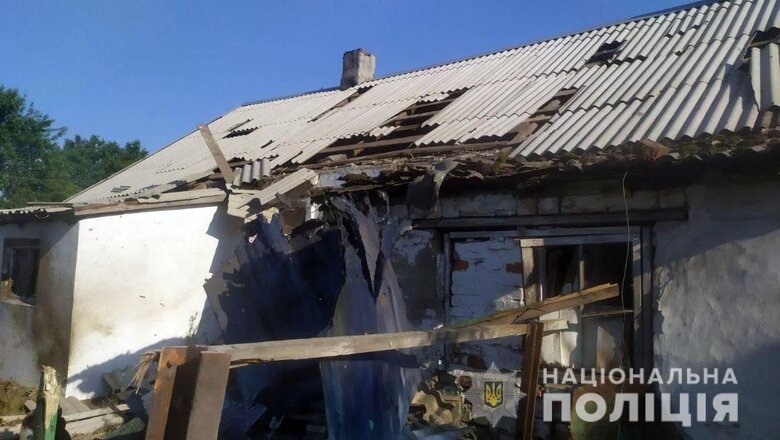 Последствия обстрела российскими войсками Никопольского района Днепропетровской области, - Нацполиция 10