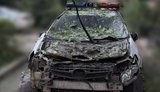 Російський FPV-дрон влучив в екіпаж патрульних у Краматорську, один поліцейський поранений. ФОТО