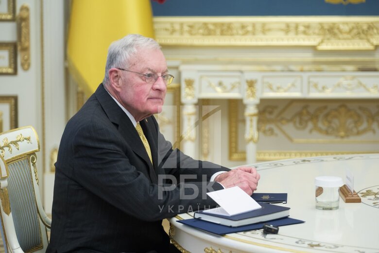 Zelenskyy and Kellogg met in Kyiv on 20 February