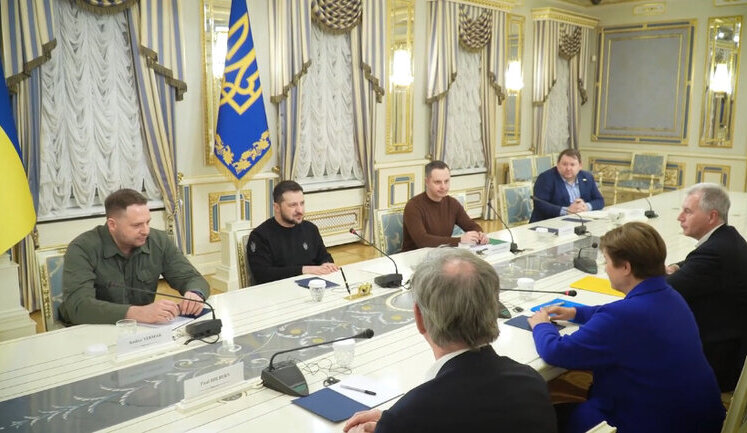 Зеленський зустрівся з директоркою-розпорядницею МВФ Георгієвою. ВIДЕО