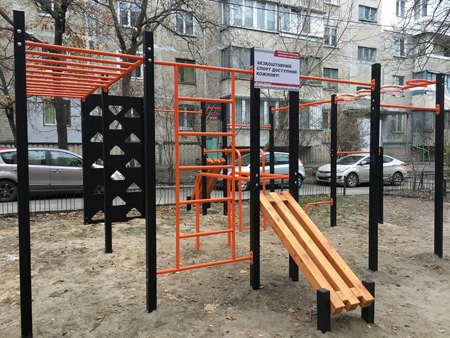 Безкоштовний спорт доступний кожному: у Києві розчищають сніг лопатами, зробленими з агіток Кличка 03